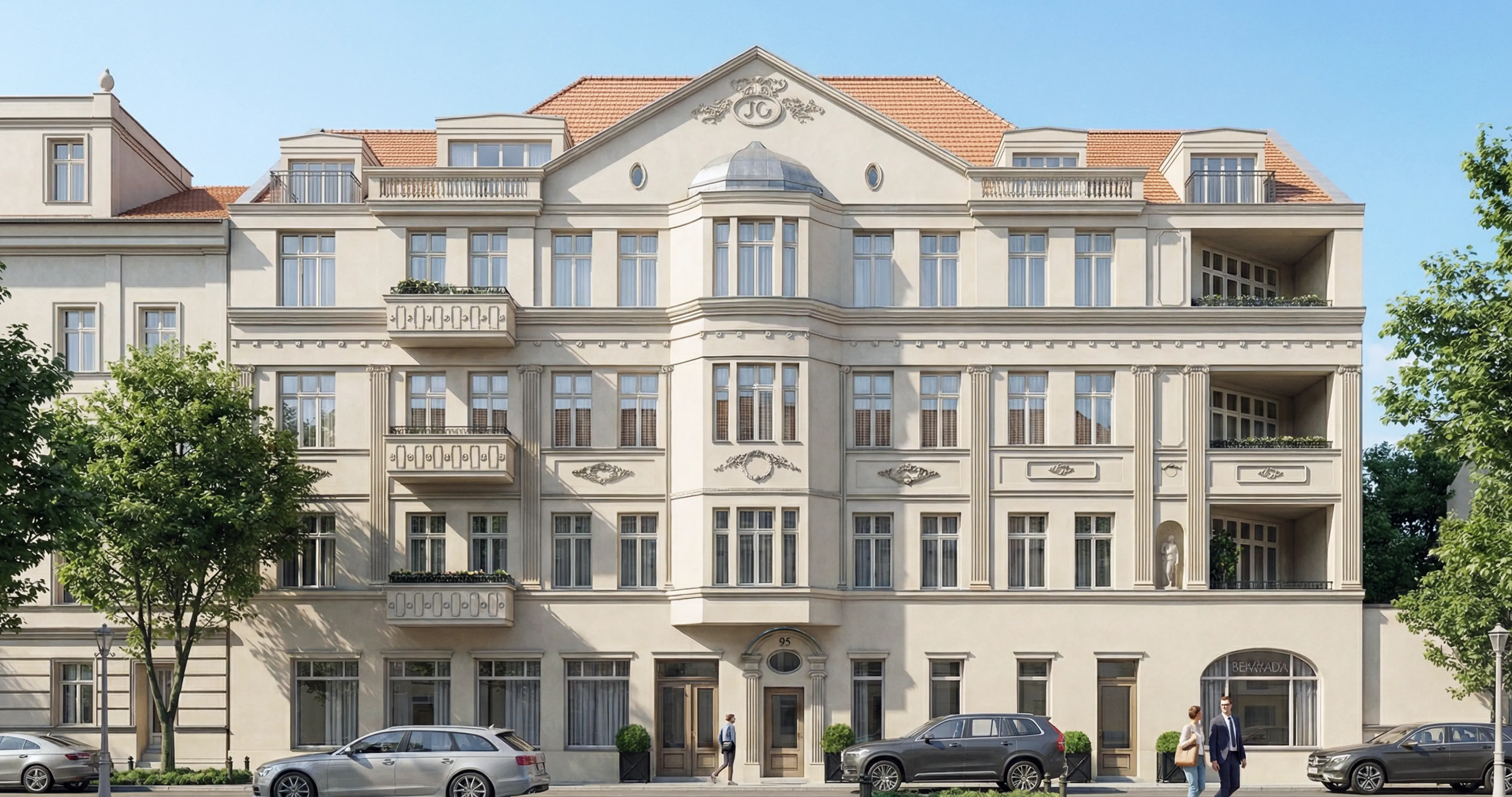 Heritage tenement facade