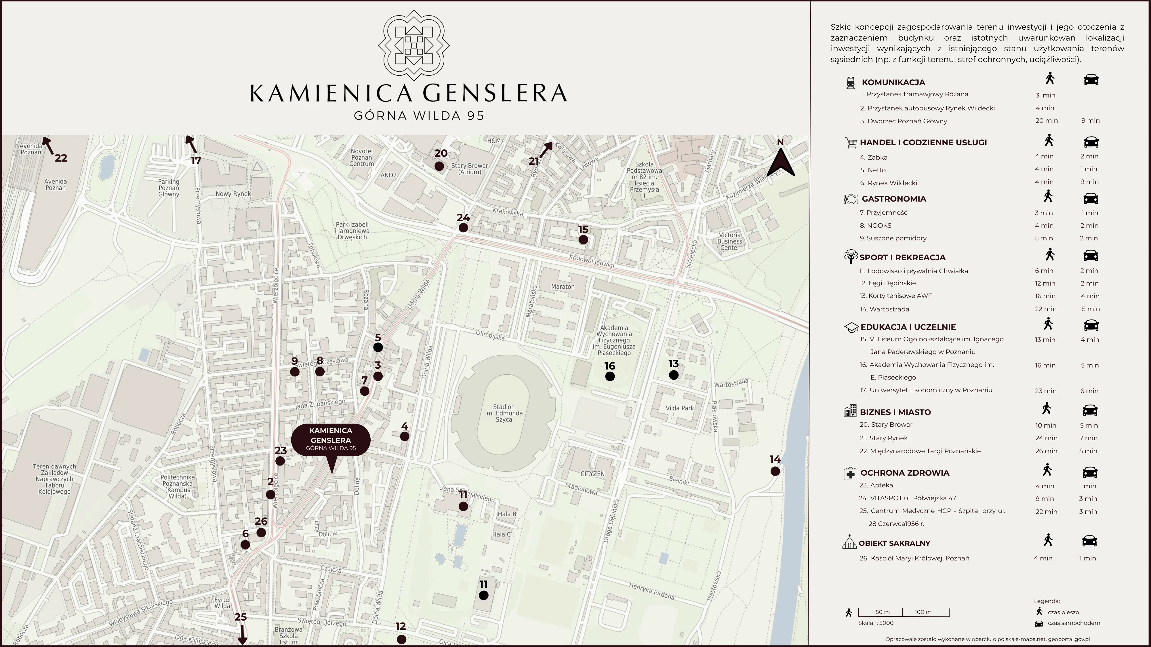 Mapa okolicy